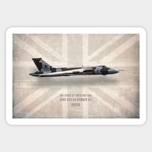 Avro Vulcan Bomber XH558 Sticker